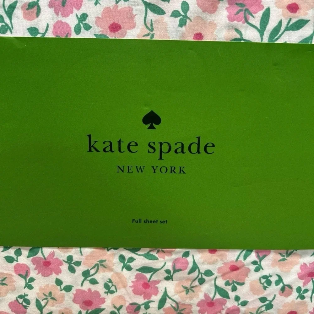 KATE SPADE Full Size 4 piece sheet set Flowers Ditsy Cottage Core Shabby Chic